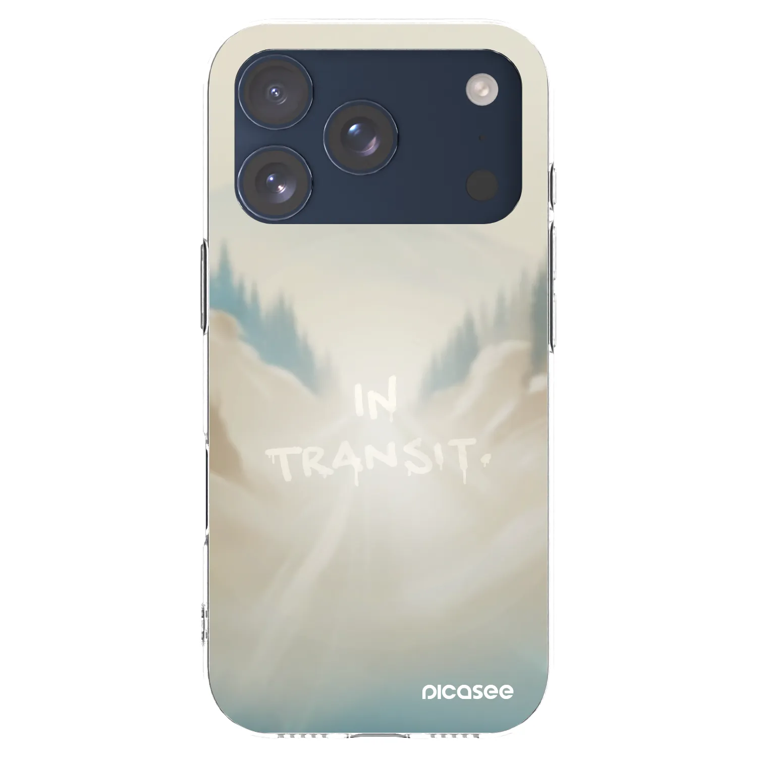 Picasee átlátszó szilikon tok az alábbi mobiltelefonokra Apple iPhone 17 Pro - IN TRANSIT