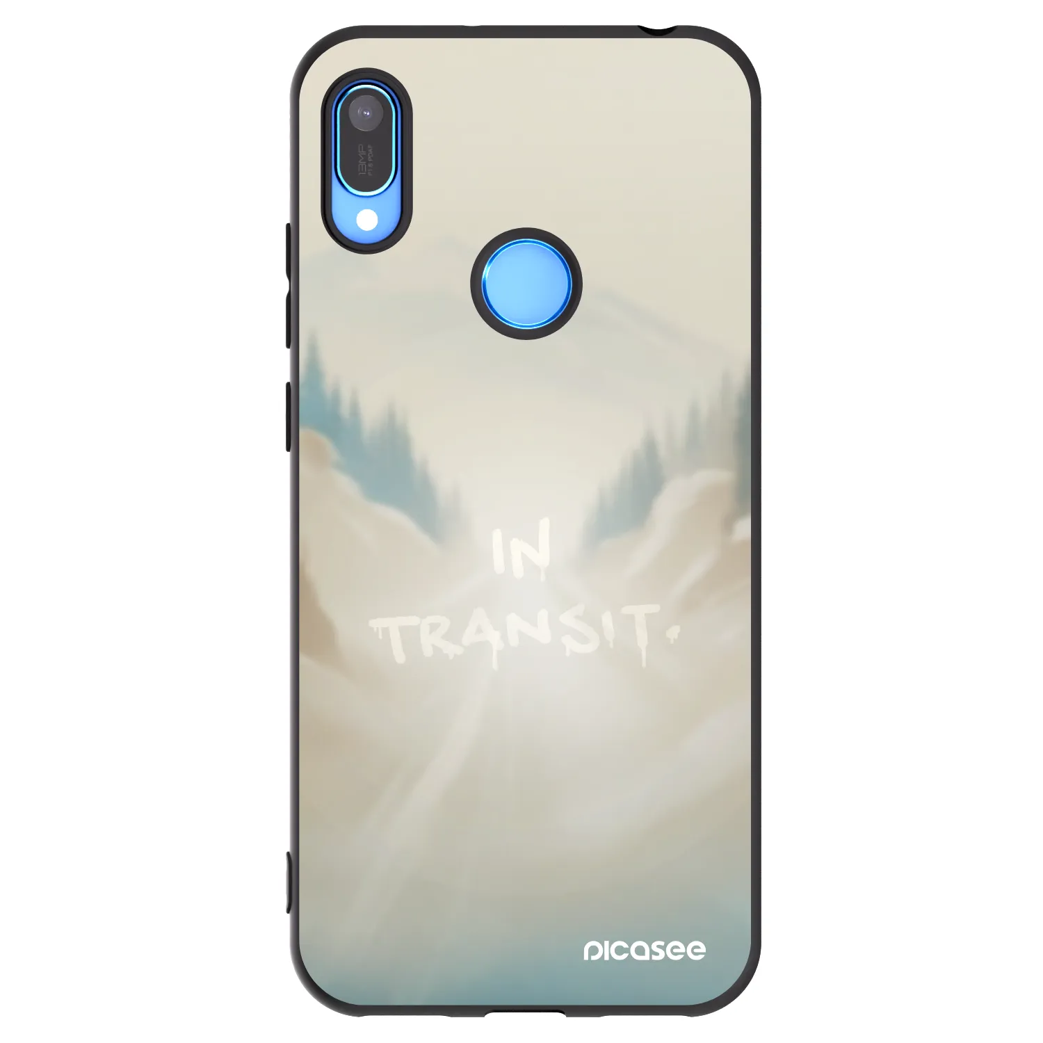 Picasee fekete szilikon tok az alábbi mobiltelefonokra Huawei Y6 2019 - IN TRANSIT