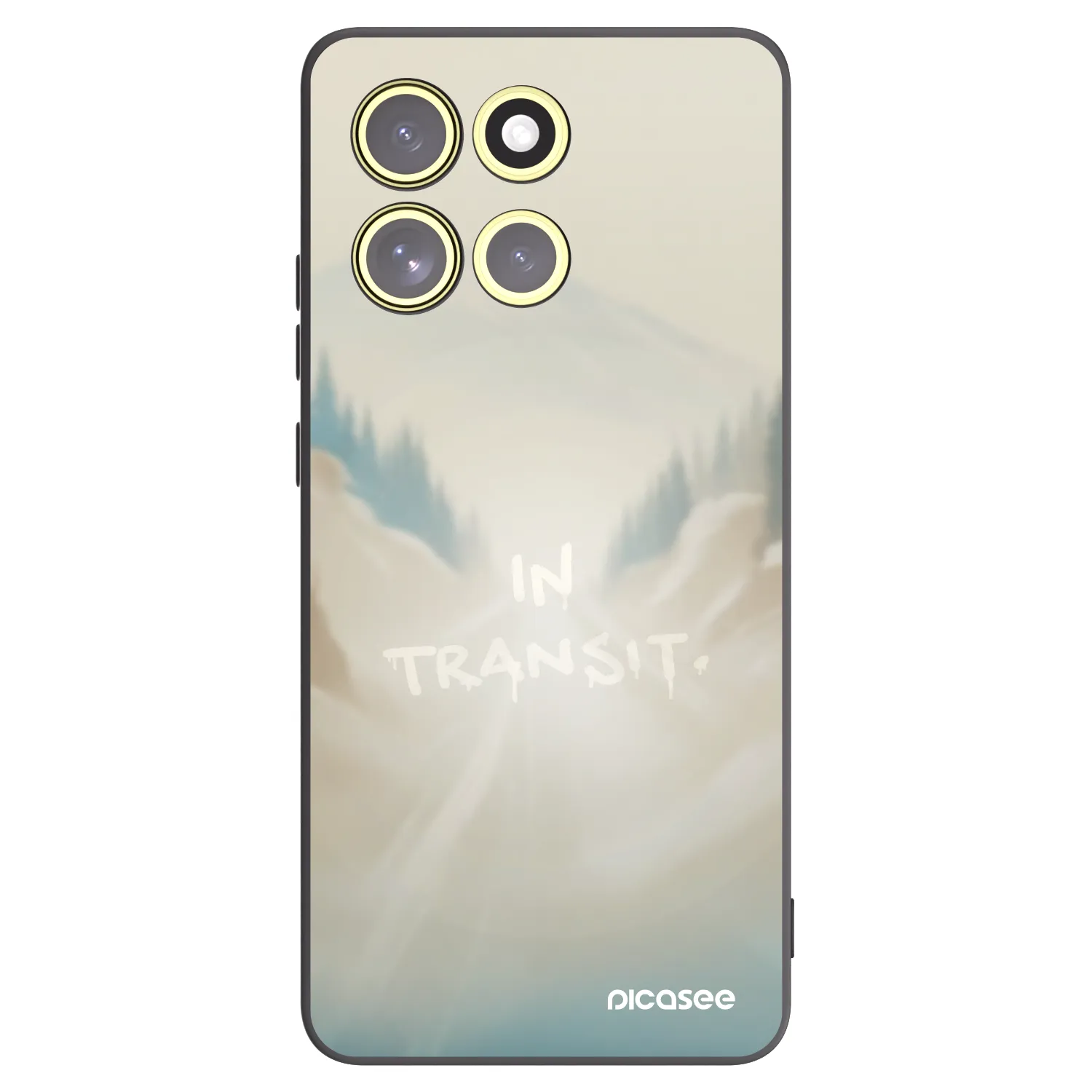 Picasee fekete szilikon tok az alábbi mobiltelefonokra Motorola Moto G86 5G - IN TRANSIT