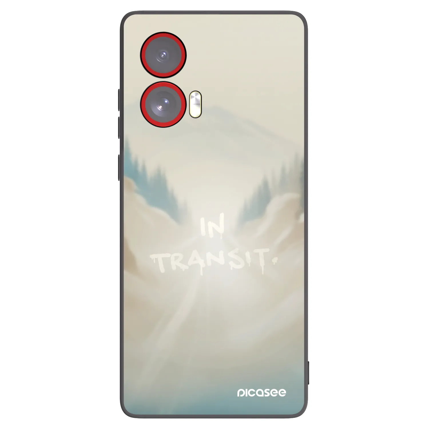 Picasee fekete szilikon tok az alábbi mobiltelefonokra Motorola Edge 50 Fusion - IN TRANSIT