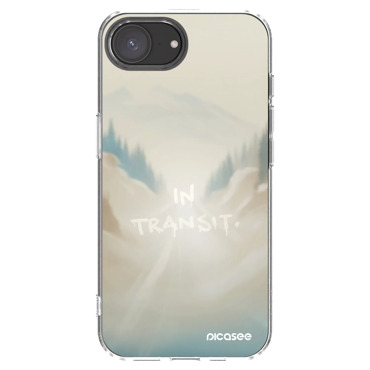 Picasee átlátszó szilikon tok az alábbi mobiltelefonokra Apple iPhone 17e - IN TRANSIT
