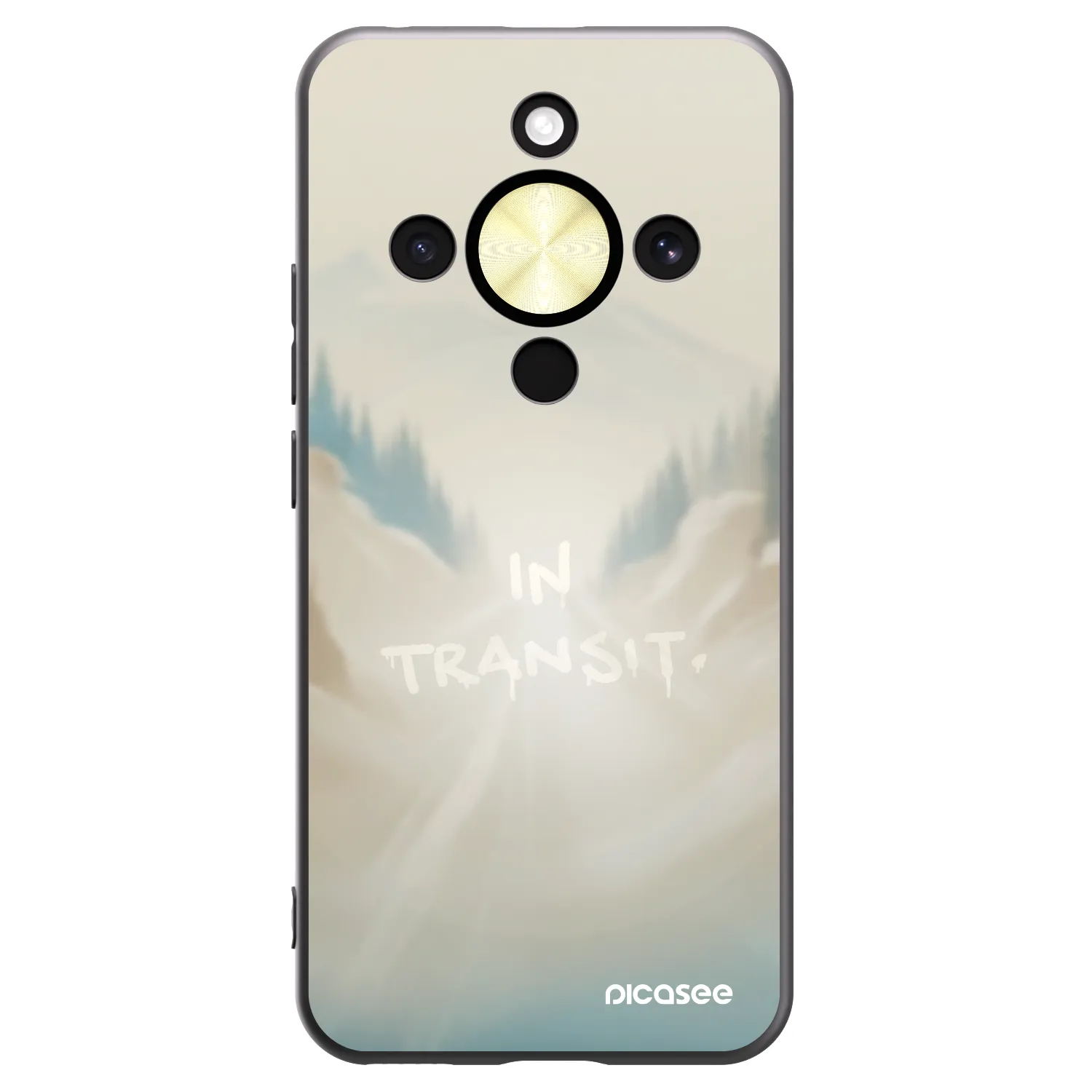 Picasee fekete szilikon tok az alábbi mobiltelefonokra Honor Magic8 Lite 5G - IN TRANSIT