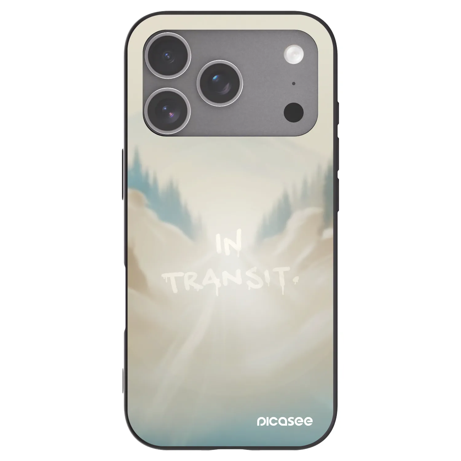 Picasee fekete szilikon tok az alábbi mobiltelefonokra Apple iPhone 18 Pro - IN TRANSIT