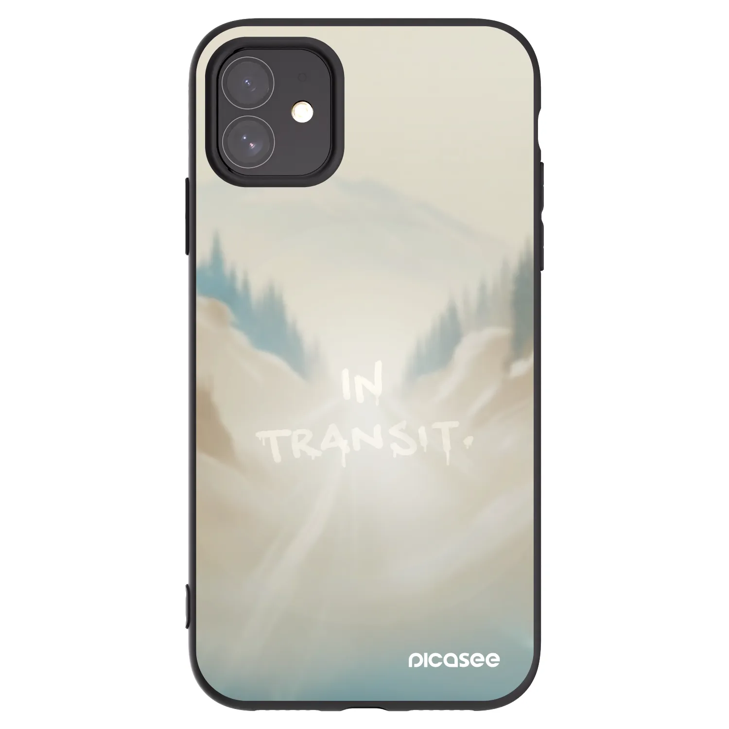 Picasee fekete szilikon tok az alábbi mobiltelefonokra Apple iPhone 11 - IN TRANSIT