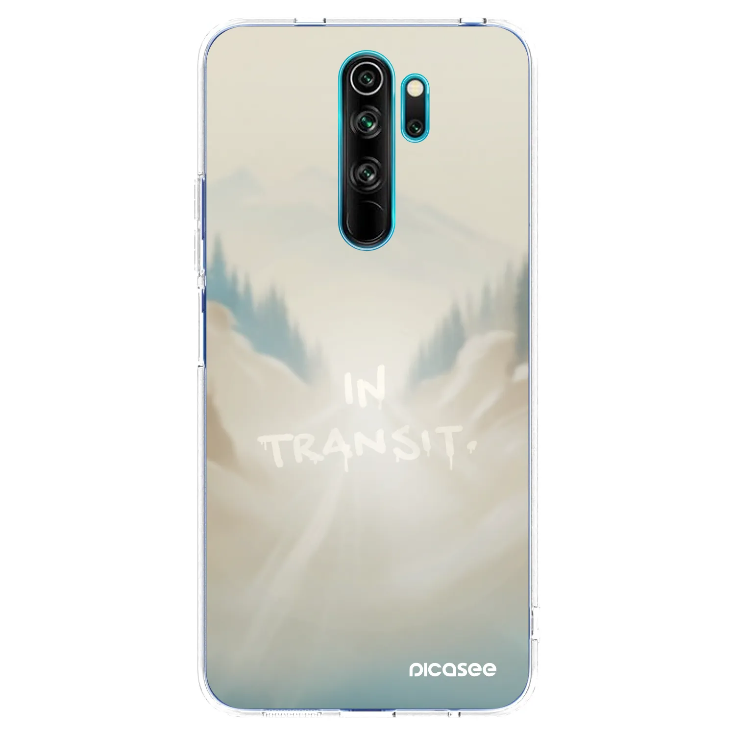 Picasee átlátszó szilikon tok az alábbi mobiltelefonokra Xiaomi Redmi Note 8 Pro - IN TRANSIT
