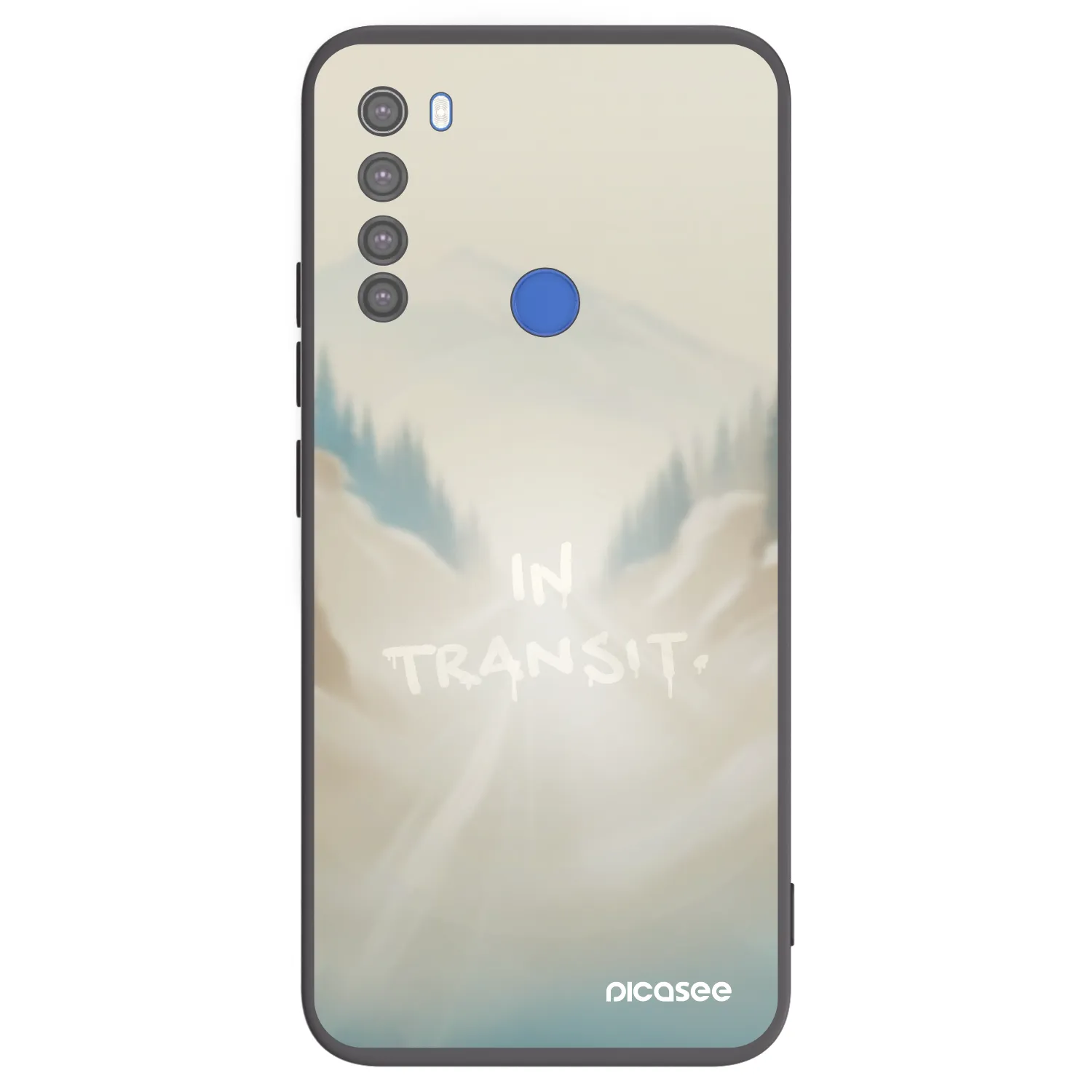 Picasee fekete szilikon tok az alábbi mobiltelefonokra Xiaomi Redmi Note 8T - IN TRANSIT