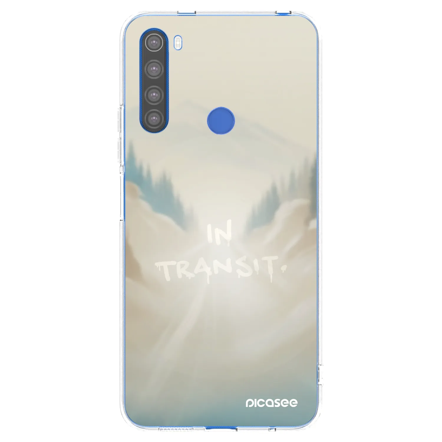 Picasee átlátszó szilikon tok az alábbi mobiltelefonokra Xiaomi Redmi Note 8T - IN TRANSIT