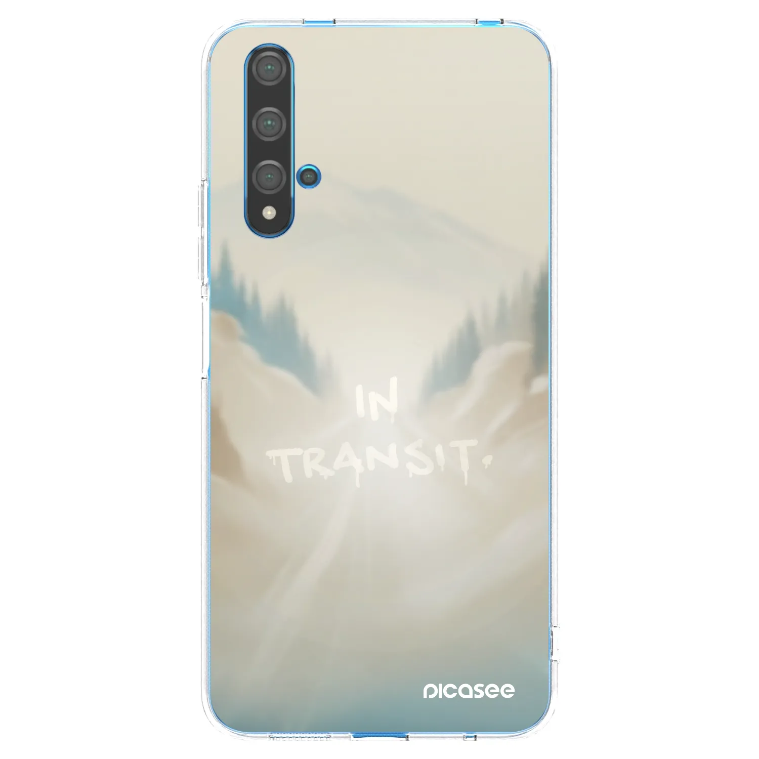 Picasee átlátszó szilikon tok az alábbi mobiltelefonokra Huawei Nova 5T - IN TRANSIT