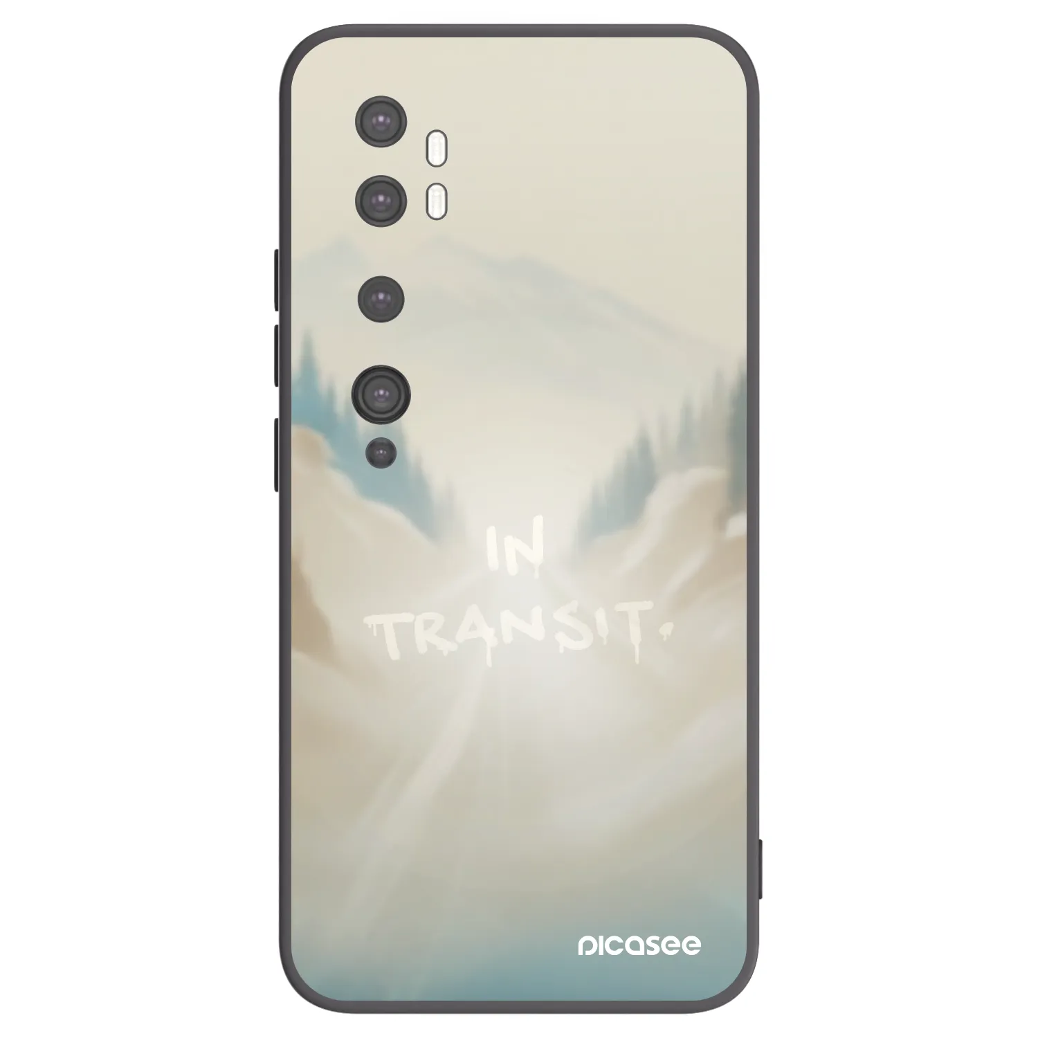 Picasee fekete szilikon tok az alábbi mobiltelefonokra Xiaomi Mi Note 10 (Pro) - IN TRANSIT