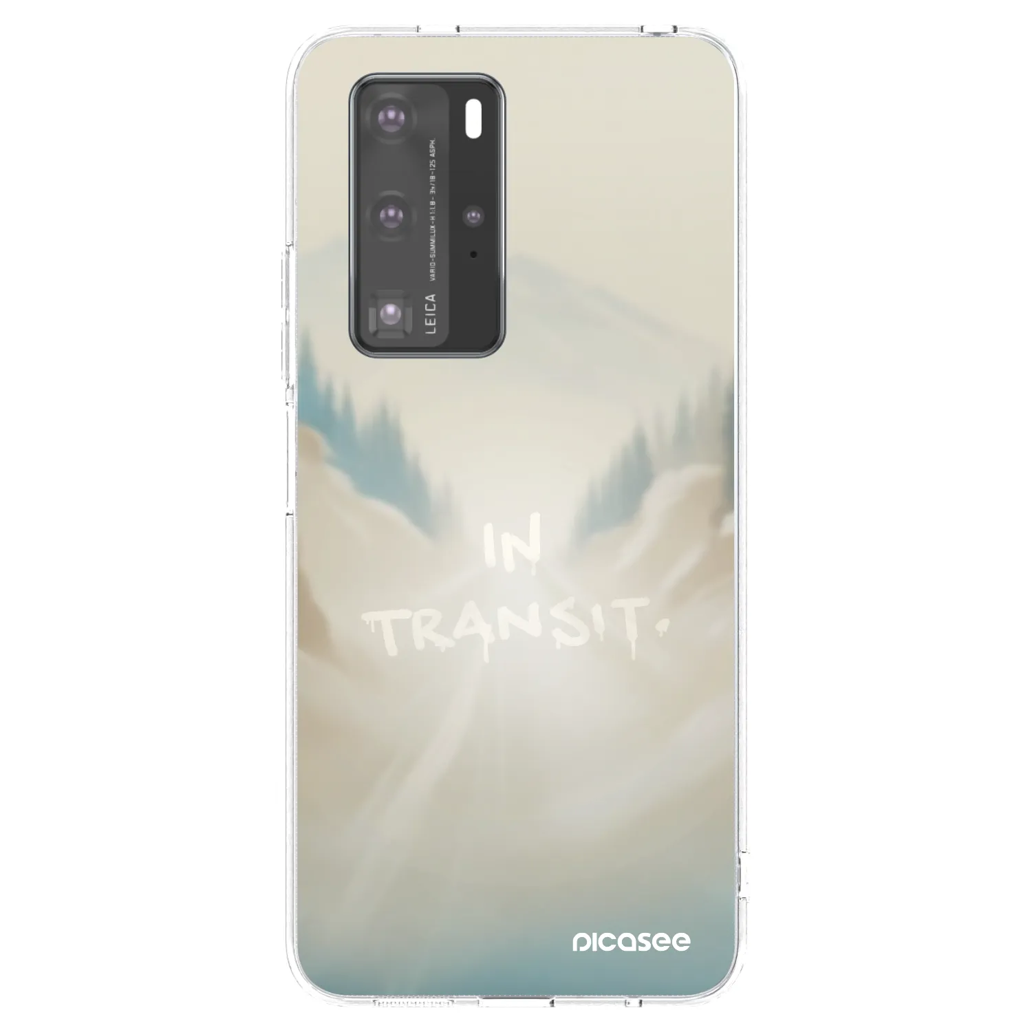 Picasee átlátszó szilikon tok az alábbi mobiltelefonokra Huawei P40 Pro - IN TRANSIT