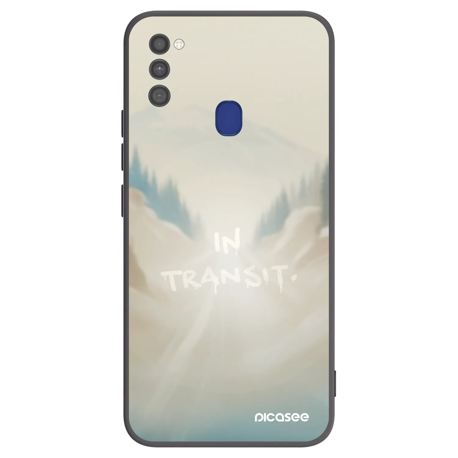 Picasee fekete szilikon tok az alábbi mobiltelefonokra Samsung Galaxy M21 M215F - IN TRANSIT