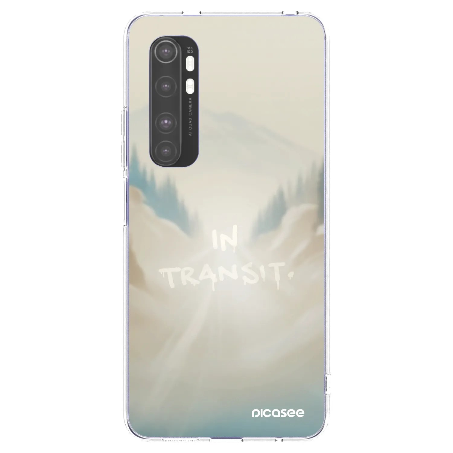 Picasee átlátszó szilikon tok az alábbi mobiltelefonokra Xiaomi Mi Note 10 Lite - IN TRANSIT