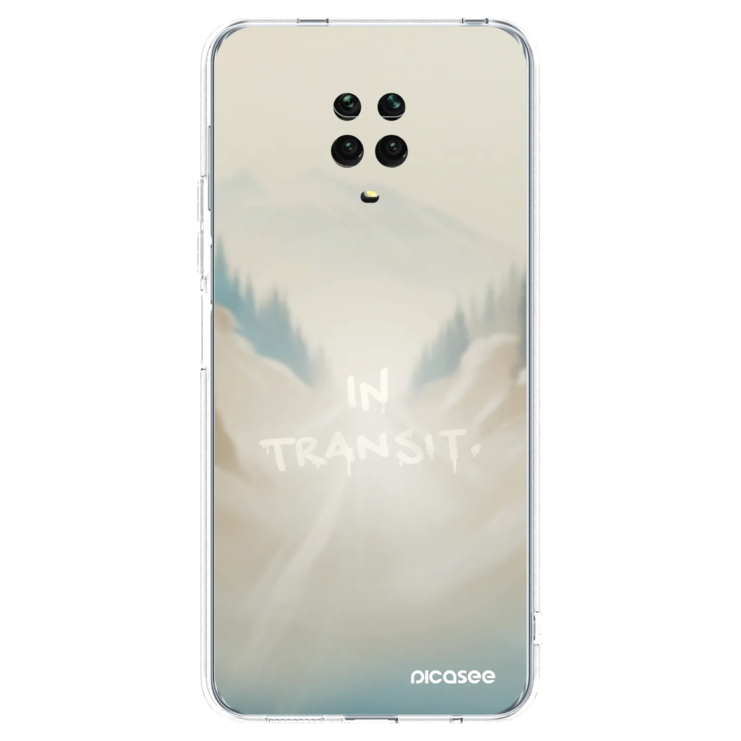 Picasee átlátszó szilikon tok az alábbi mobiltelefonokra Xiaomi Redmi Note 9S - IN TRANSIT