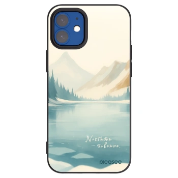 Picasee fekete szilikon tok az alábbi mobiltelefonokra Apple iPhone 12 mini - NOTHERN SILENCE