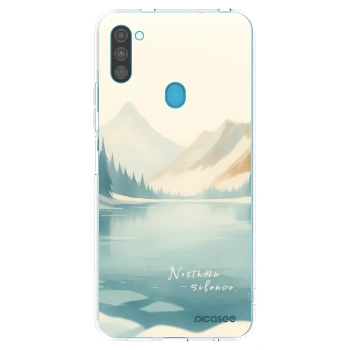Picasee átlátszó szilikon tok az alábbi mobiltelefonokra Samsung Galaxy M11 - NOTHERN SILENCE