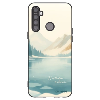 Picasee fekete szilikon tok az alábbi mobiltelefonokra Realme 6i - NOTHERN SILENCE
