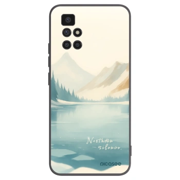 Picasee fekete szilikon tok az alábbi mobiltelefonokra Xiaomi Redmi 10 - NOTHERN SILENCE