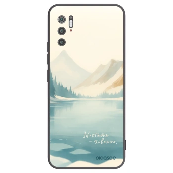Picasee fekete szilikon tok az alábbi mobiltelefonokra Xiaomi Poco M3 Pro 5G - NOTHERN SILENCE
