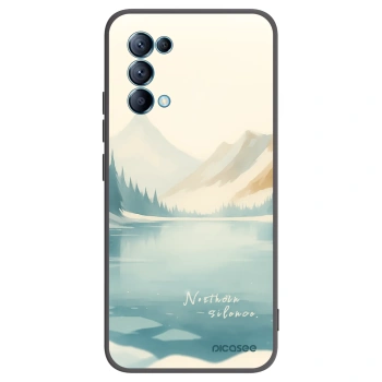 Picasee fekete szilikon tok az alábbi mobiltelefonokra OPPO Reno 5 5G - NOTHERN SILENCE