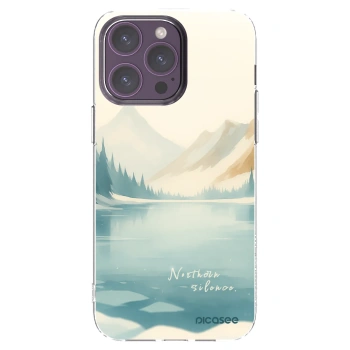 Picasee átlátszó szilikon tok az alábbi mobiltelefonokra Apple iPhone 14 Pro Max - NOTHERN SILENCE