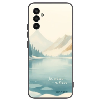 Picasee fekete szilikon tok az alábbi mobiltelefonokra Samsung Galaxy M13 M135F - NOTHERN SILENCE