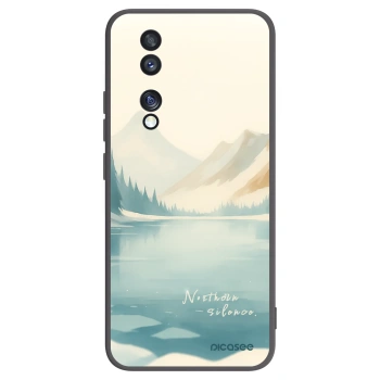 Picasee fekete szilikon tok az alábbi mobiltelefonokra Honor 70 - NOTHERN SILENCE
