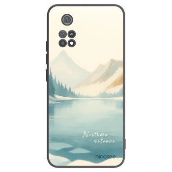 Picasee fekete szilikon tok az alábbi mobiltelefonokra Xiaomi Poco M4 Pro - NOTHERN SILENCE