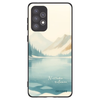 Picasee fekete szilikon tok az alábbi mobiltelefonokra Samsung Galaxy A73 5G - NOTHERN SILENCE