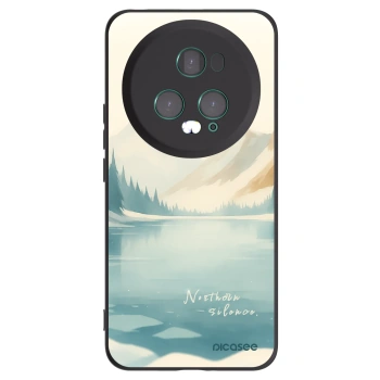 Picasee fekete szilikon tok az alábbi mobiltelefonokra Honor Magic5 Pro - NOTHERN SILENCE