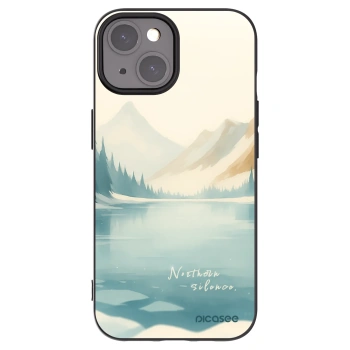 Picasee fekete szilikon tok az alábbi mobiltelefonokra Apple iPhone 15 - NOTHERN SILENCE