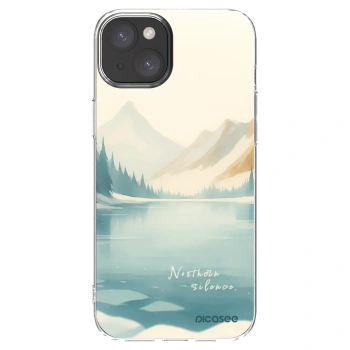 Picasee átlátszó szilikon tok az alábbi mobiltelefonokra Apple iPhone 15 Plus - NOTHERN SILENCE