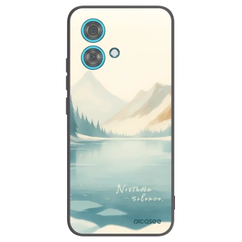 Picasee fekete szilikon tok az alábbi mobiltelefonokra Motorola Edge 40 Neo - NOTHERN SILENCE