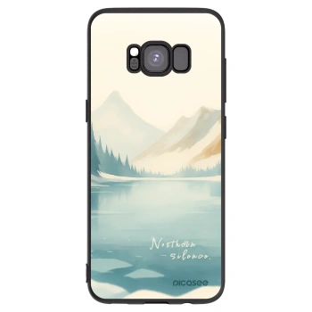 Picasee fekete szilikon tok az alábbi mobiltelefonokra Samsung Galaxy S8 G950F - NOTHERN SILENCE