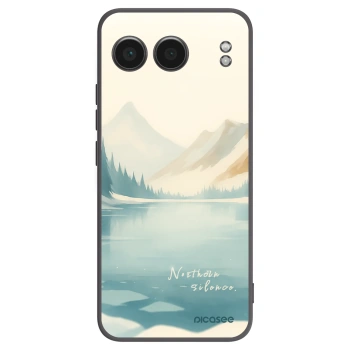 Picasee fekete szilikon tok az alábbi mobiltelefonokra OnePlus Nord 4 - NOTHERN SILENCE