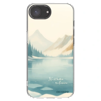 Picasee átlátszó szilikon tok az alábbi mobiltelefonokra Apple iPhone 16e - NOTHERN SILENCE