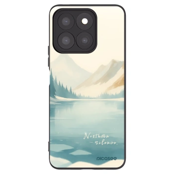 Picasee fekete szilikon tok az alábbi mobiltelefonokra Honor X8c - NOTHERN SILENCE