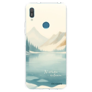 Picasee átlátszó szilikon tok az alábbi mobiltelefonokra Huawei Y6 2019 - NOTHERN SILENCE