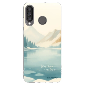 Picasee átlátszó szilikon tok az alábbi mobiltelefonokra Huawei P30 Lite - NOTHERN SILENCE