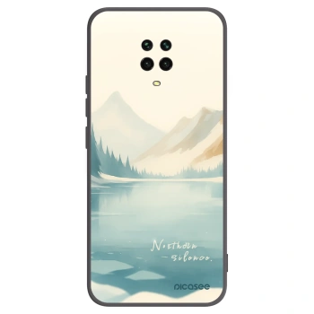 Picasee fekete szilikon tok az alábbi mobiltelefonokra Xiaomi Redmi Note 9 Pro - NOTHERN SILENCE