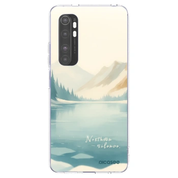 Picasee átlátszó szilikon tok az alábbi mobiltelefonokra Xiaomi Mi Note 10 Lite - NOTHERN SILENCE