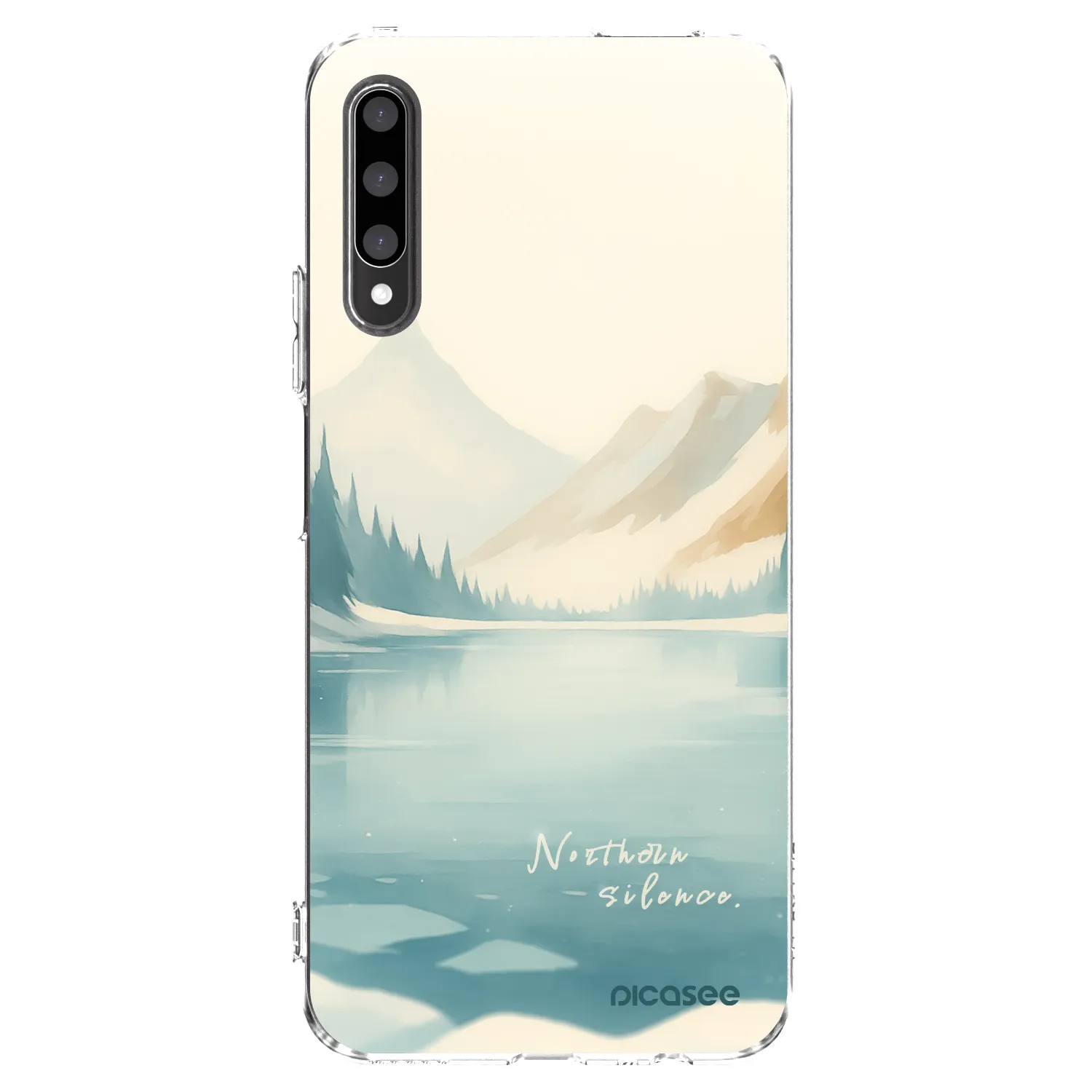 Picasee átlátszó szilikon tok az alábbi mobiltelefonokra Honor 9X Pro - NOTHERN SILENCE