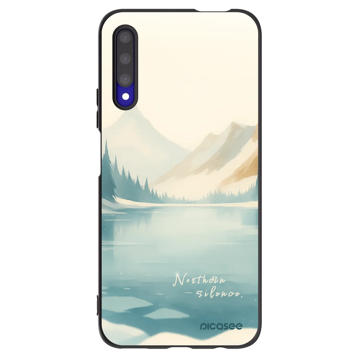 Picasee fekete szilikon tok az alábbi mobiltelefonokra Honor 9X Pro - NOTHERN SILENCE