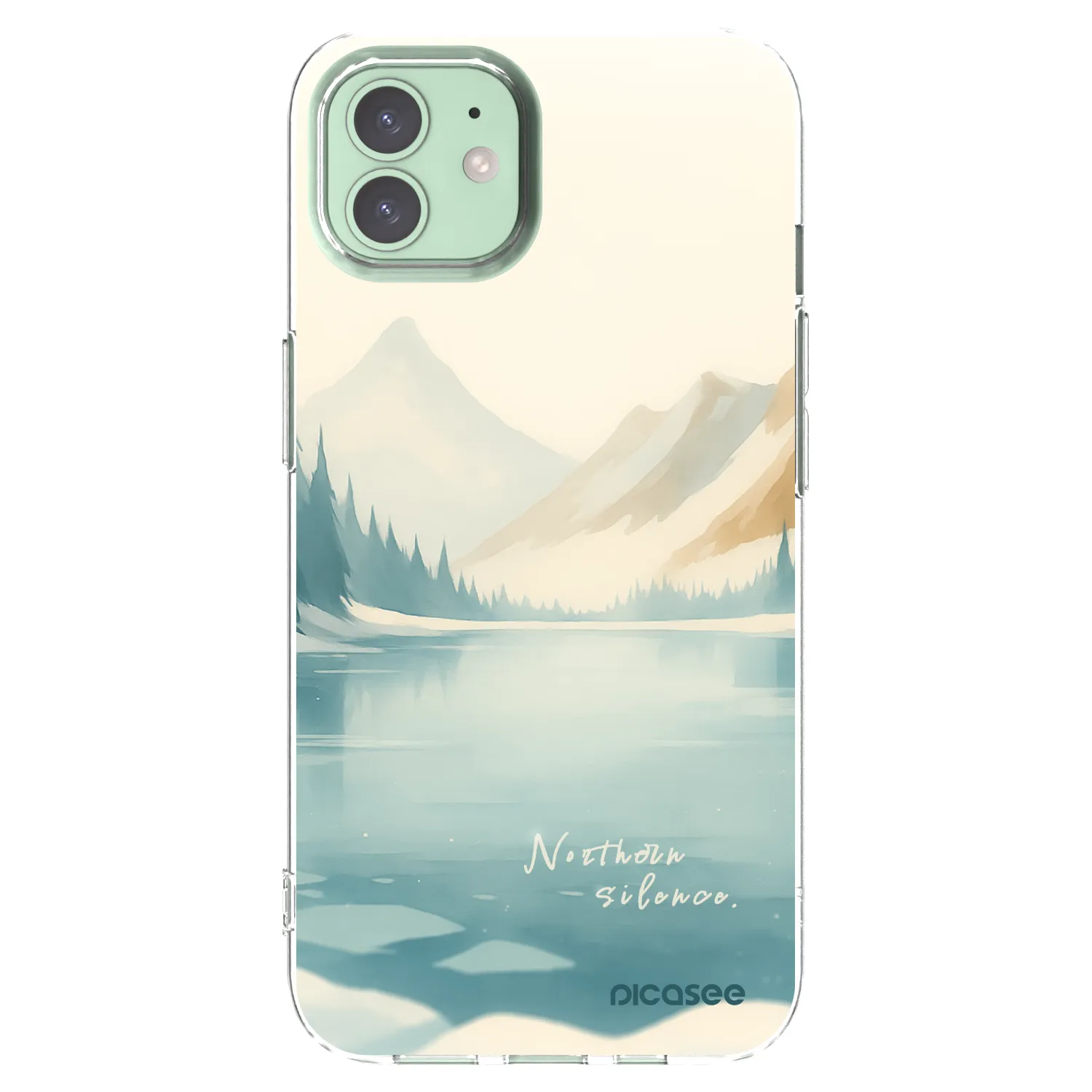 Picasee átlátszó szilikon tok az alábbi mobiltelefonokra Apple iPhone 12 Pro - NOTHERN SILENCE