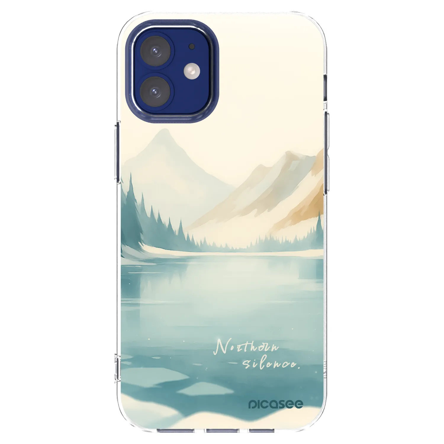 Picasee átlátszó szilikon tok az alábbi mobiltelefonokra Apple iPhone 12 mini - NOTHERN SILENCE