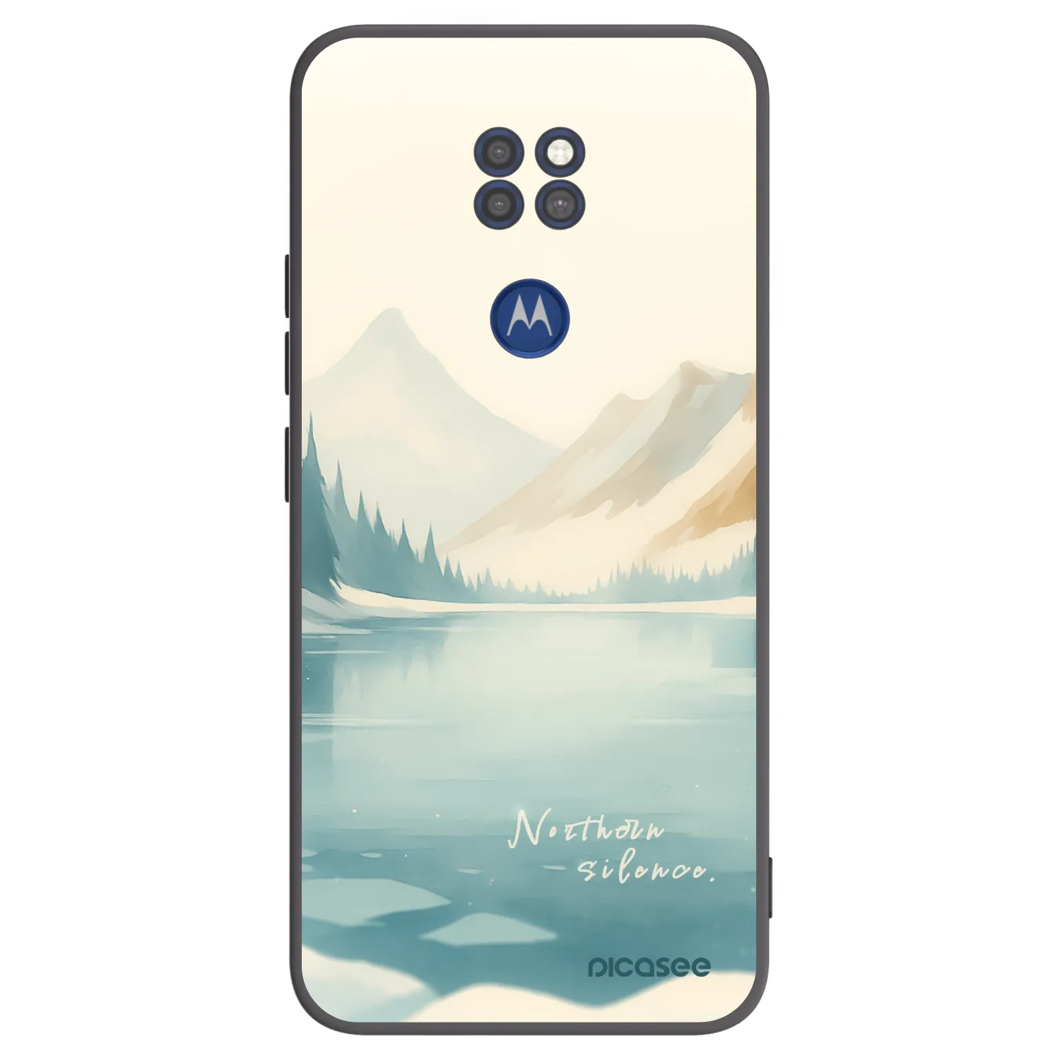 Picasee fekete szilikon tok az alábbi mobiltelefonokra Motorola Moto G9 Play - NOTHERN SILENCE