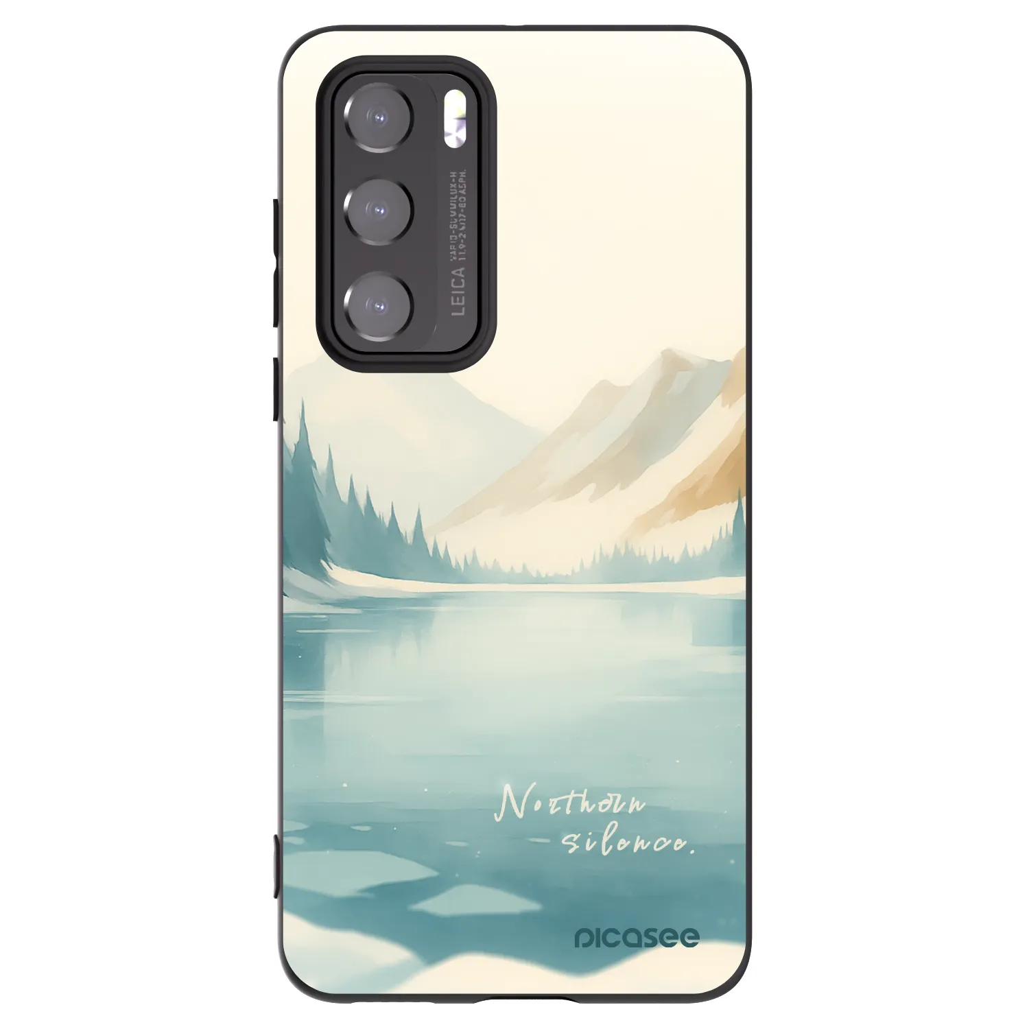 Picasee fekete szilikon tok az alábbi mobiltelefonokra Huawei P40 - NOTHERN SILENCE