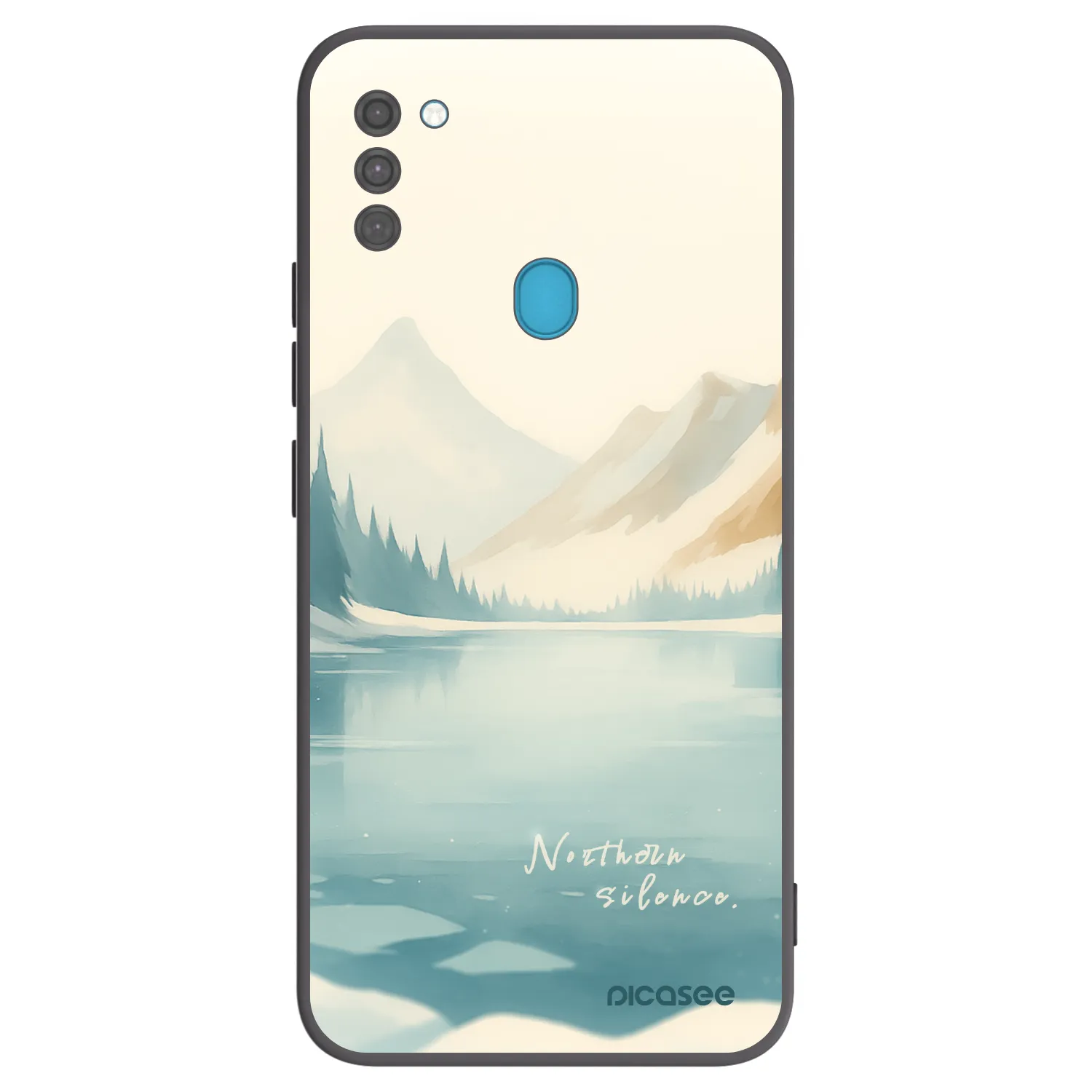 Picasee fekete szilikon tok az alábbi mobiltelefonokra Samsung Galaxy M11 - NOTHERN SILENCE