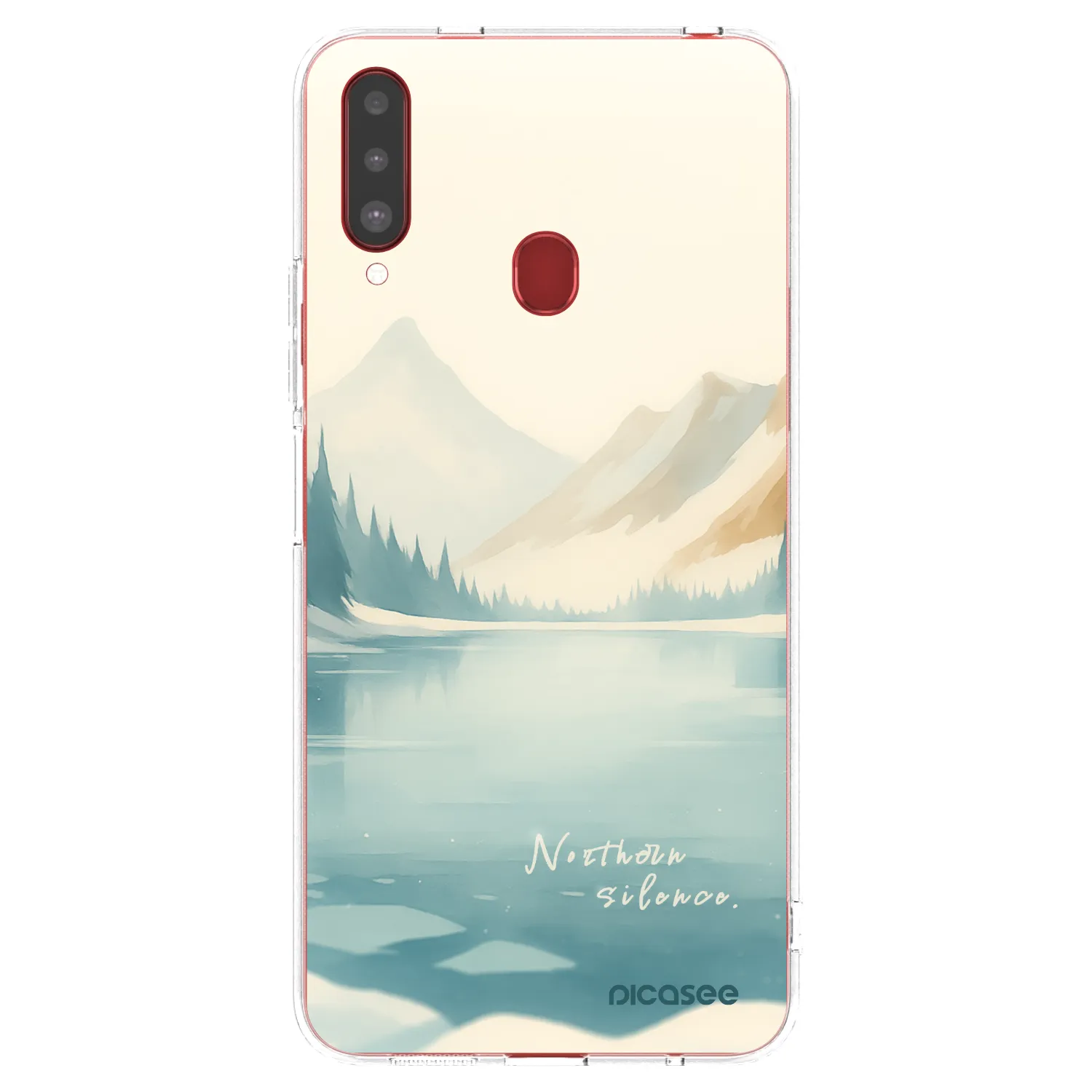 Picasee átlátszó szilikon tok az alábbi mobiltelefonokra Samsung Galaxy A20s - NOTHERN SILENCE