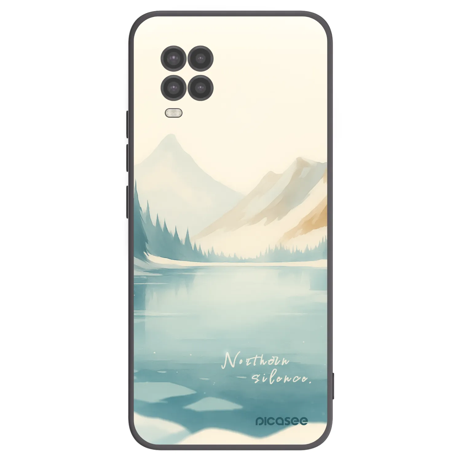 Picasee fekete szilikon tok az alábbi mobiltelefonokra Xiaomi Mi 10 Lite - NOTHERN SILENCE