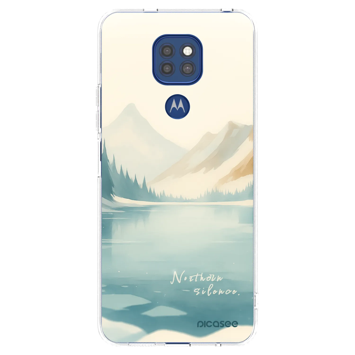 Picasee átlátszó szilikon tok az alábbi mobiltelefonokra Motorola Moto G9 Play - NOTHERN SILENCE